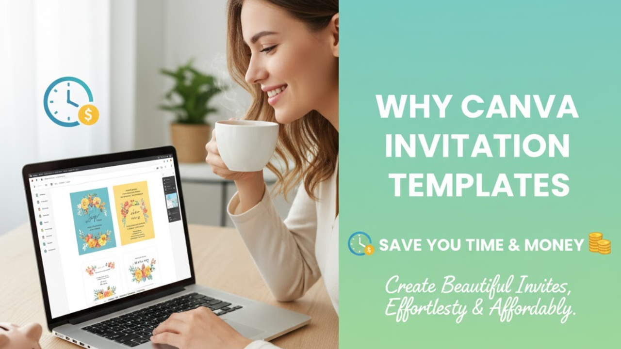 Why Canva Invitation Templates Save You Time & Money