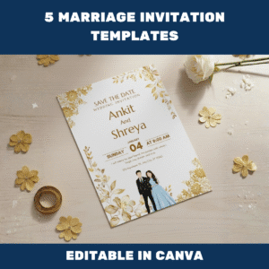 5 Marriage Invitation Templates