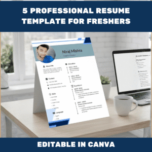 5 Professional Resume Template for Freshers