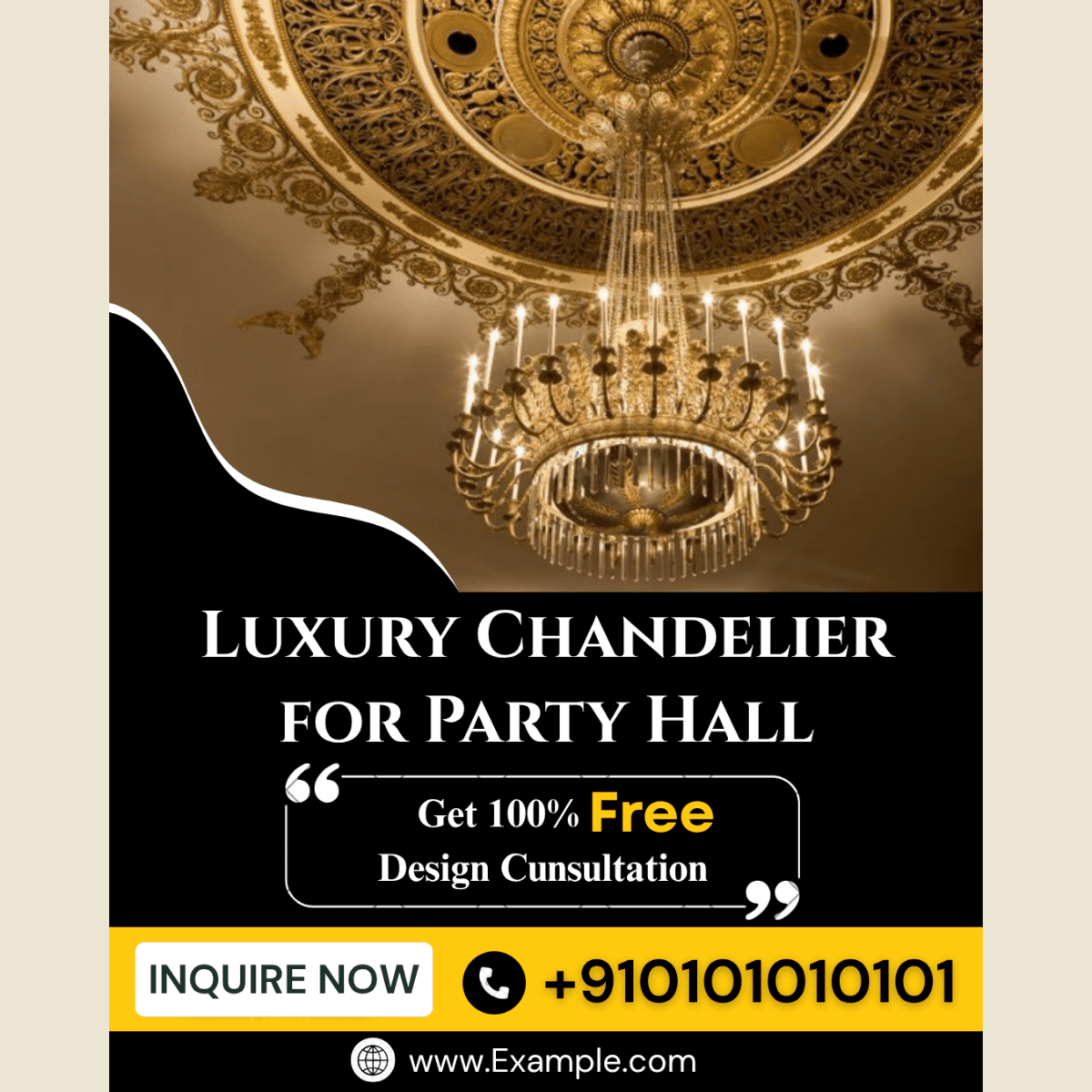 10 Chandelier Instagram Post Templates