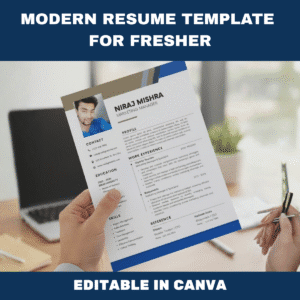Modern Resume Template For Fresher